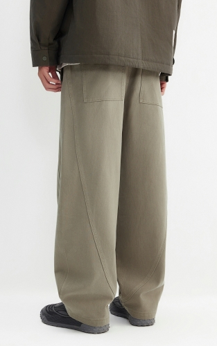 杰克琼斯NBA联名男装休闲裤弯刀微锥型潮流时尚精致刺绣长裤子 商品图3