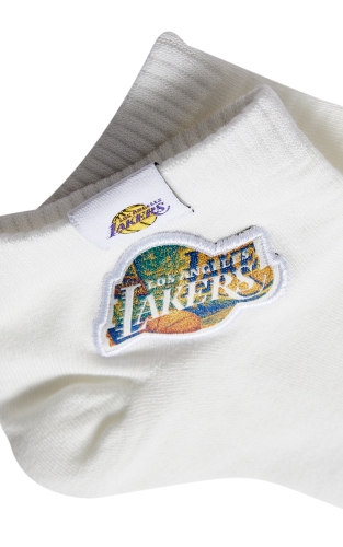 【NBA联名款湖人队】杰克琼斯男袜子日常简约精致贴布短袜时尚潮 商品图4