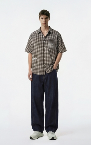 杰克琼斯夏季男装牛仔裤长裤子简约时尚百搭日常通勤休闲潮流超阔 商品图2