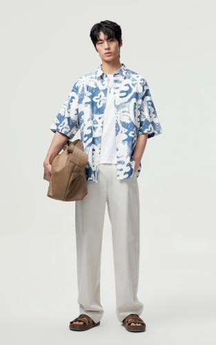 杰克琼斯夏季男款牛仔长裤子时尚简约纯色宽松舒适休闲百搭潮流 商品图2