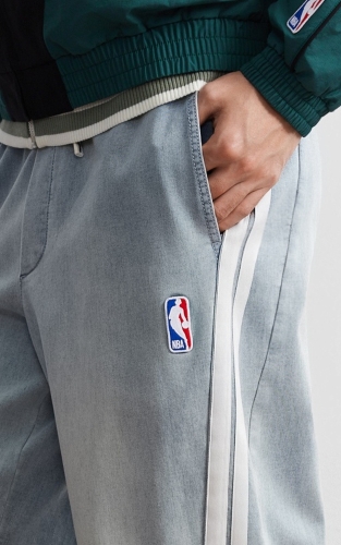 杰克琼斯NBA联名牛仔裤廓形弯刀裤潮流日常时尚通勤百搭长裤子 商品图4