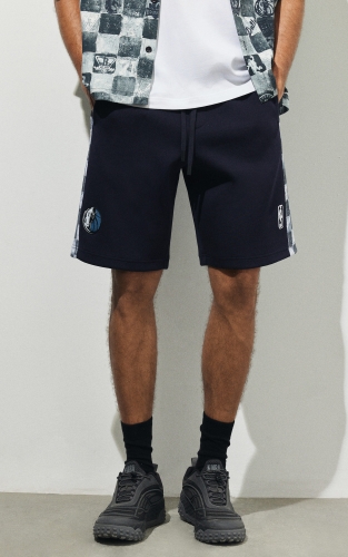【NBA独行侠】杰克琼斯男装短裤系带撞色时尚休闲潮短裤子 商品图1