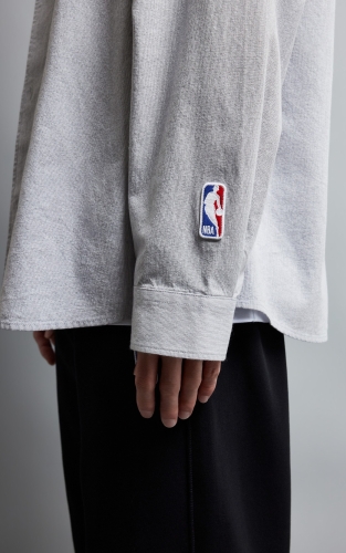 【NBA马刺队】杰克琼斯冬季男装长袖衬衫新款刺绣印花休闲通勤 商品图4