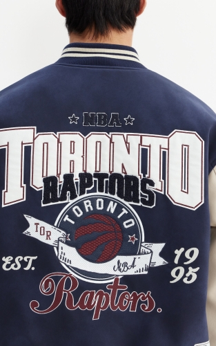 【NBA联名猛龙队】杰克琼斯冬季男装新款棉衣棉服撞色可拆卸帽 商品图4