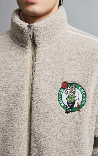 【 NBA凯尔特人队】杰克琼斯冬季男装新款棉服印花立领休闲风 商品图4