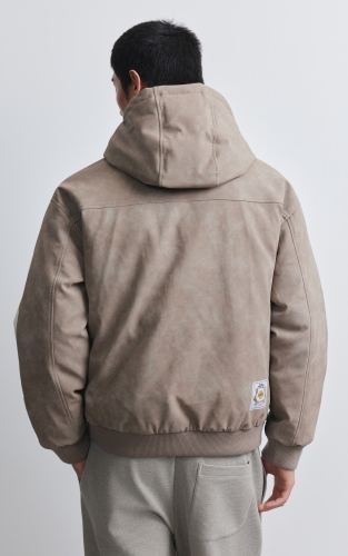 【NBA联名湖人队羽绒服】杰克琼斯秋冬男装新款廓形外套刺绣休闲 商品图3