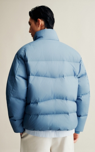 【防泼水羽绒服】杰克琼斯秋冬男装新款廓形外套立领商务休闲通勤 商品图3