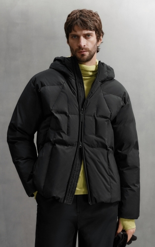 【预售产品 预计开始发货时间10月13日】【AT智暖羽绒服系列】杰克琼斯冬季男装新款防泼水保暖连帽通勤户外 商品图1