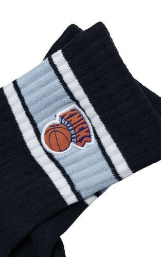 【NBA联名尼克斯队】杰克琼斯秋冬男装新款袜子撞色刺绣复古运动 商品图4