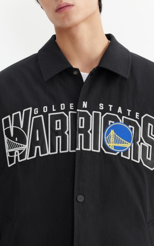 【NBA联名勇士队】杰克琼斯冬季男装新款羽绒服休闲通勤美式外套 商品图4