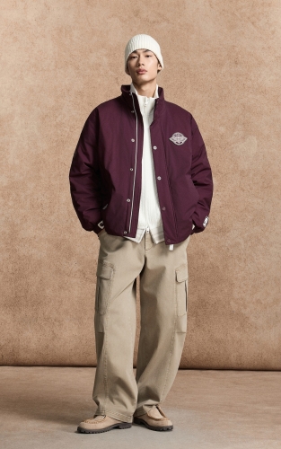 【NBA联名鹈鹕队羽绒服】杰克琼斯冬季男装新款立领休闲通勤外套 商品图2