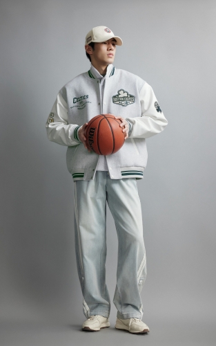 【NBA联名凯尔特人队】杰克琼斯冬季男装新款毛呢大衣廓形外套潮 商品图2