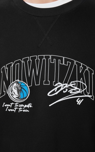 【NBA HWC复古球标系列诺维茨基联名款】杰克琼斯男装卫衣 商品图4